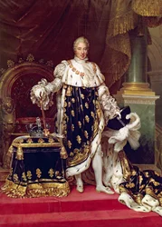 Kaarle X:n (1757-1836) muotokuva kruunajaispuvussa, 1827